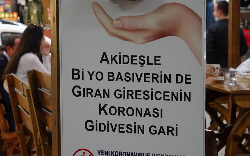 Esnaftan şiveli dezenfektan kullanma uyarısı