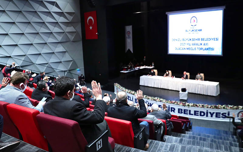 Denizli Büyükşehir Belediye Meclisi, 2021’de 833 karara imza attı