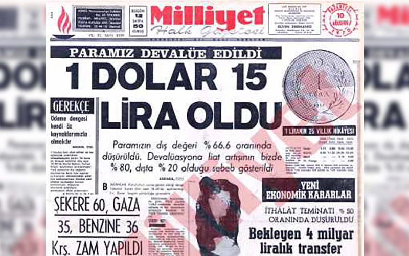 Dolarda tarih tekerrür etti: 51 yıl sonra dolar yine 15 TL