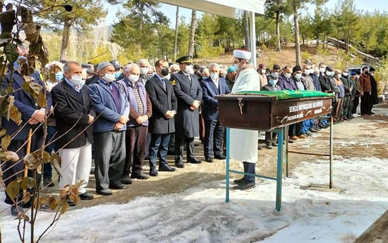 Şehit babası oğluna kavuştu