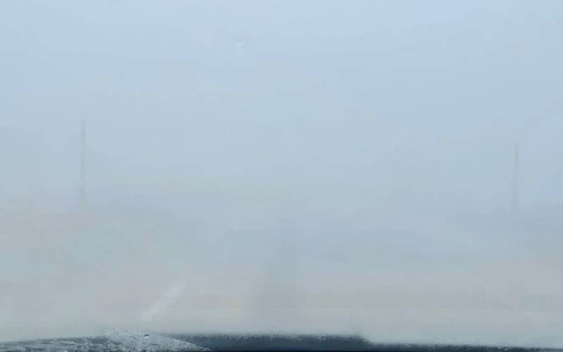 Denizli-Antalya karayolunda sis