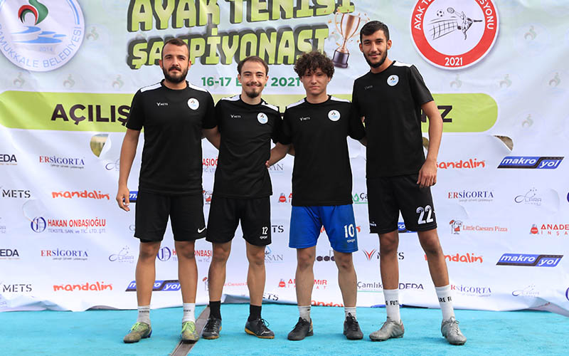 Pamukkale Belediyespor’dan 4 sporcu, Ayak Tenisi Milli Takımı’na çağrıldı