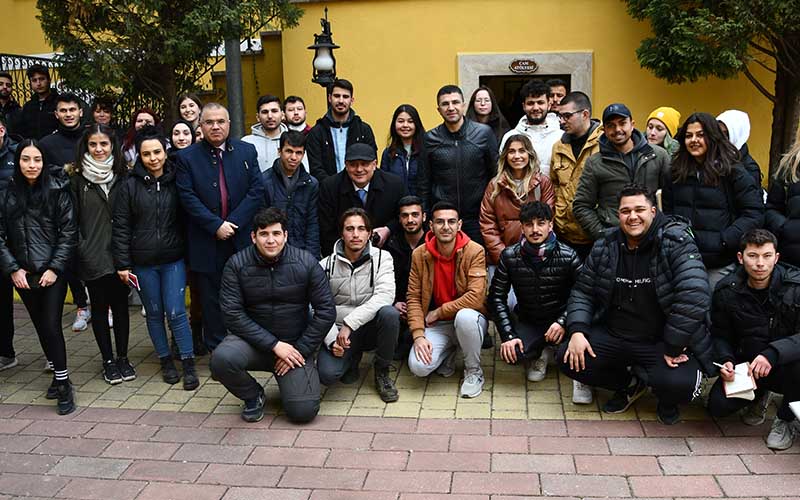 Şevik, PAÜ’lü akademisyenler ile öğrencileri ağırladı