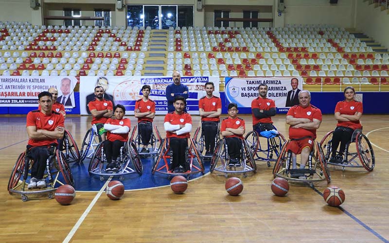 Pamukkale Belediyespor Tekerlekli Basketbol Takımı ilk yarıyı 3.sırada bitirdi