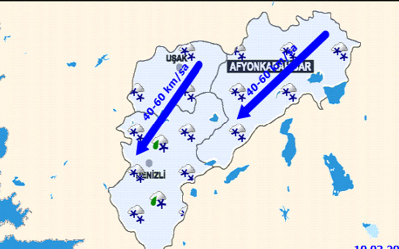 Meteorolojiden Denizli için yeni uyarılar