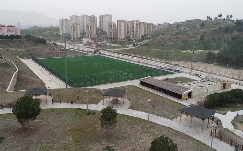 Pamukkale Belediyesinden Akvadi Stadı’nda bina yenileme ve peyzaj çalışması
