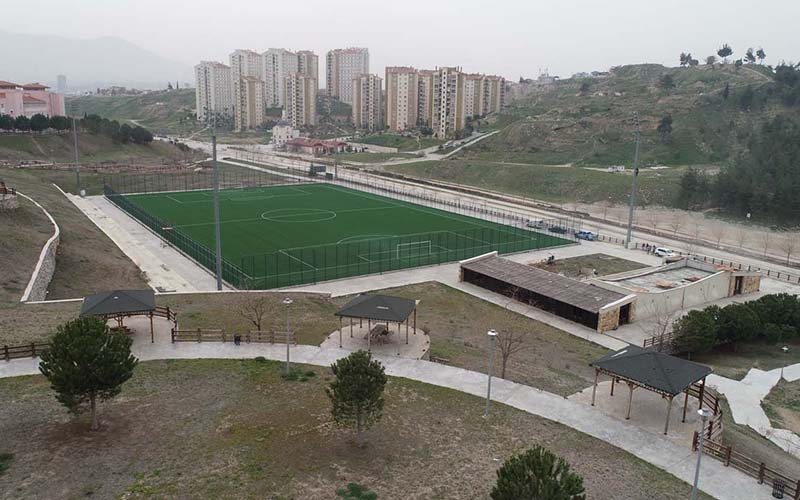 Pamukkale Belediyesinden Akvadi Stadı’nda bina yenileme ve peyzaj çalışması