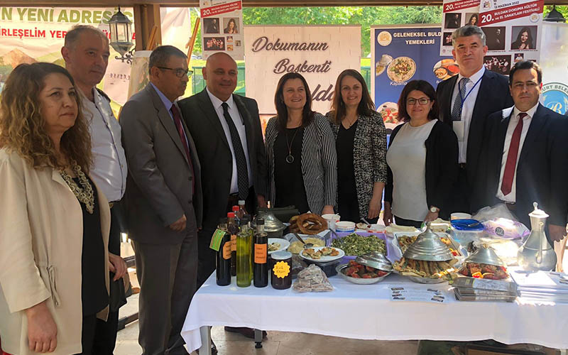 Buldan’ın yöresel yemekleri Lezzet Festivali’nde tanıtıldı