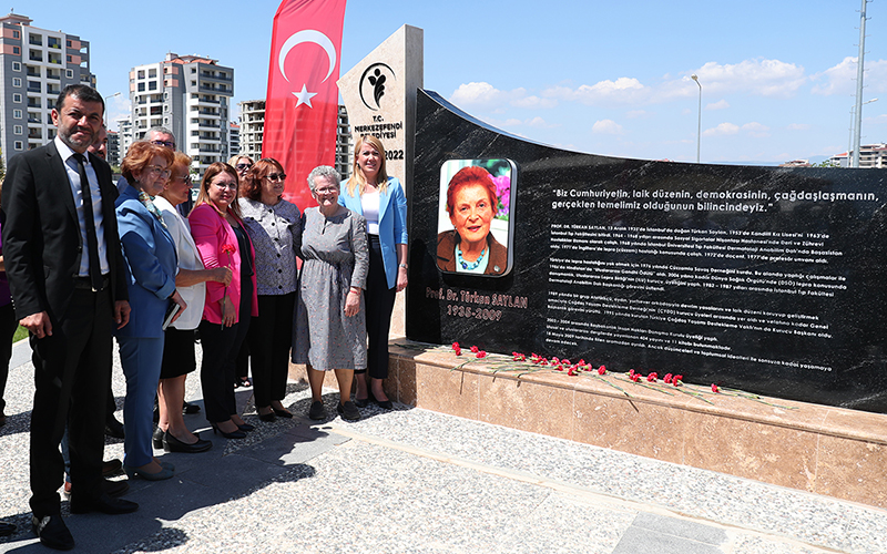 Prof Dr Türkan Saylan’ın adını taşıyan park törenle açıldı