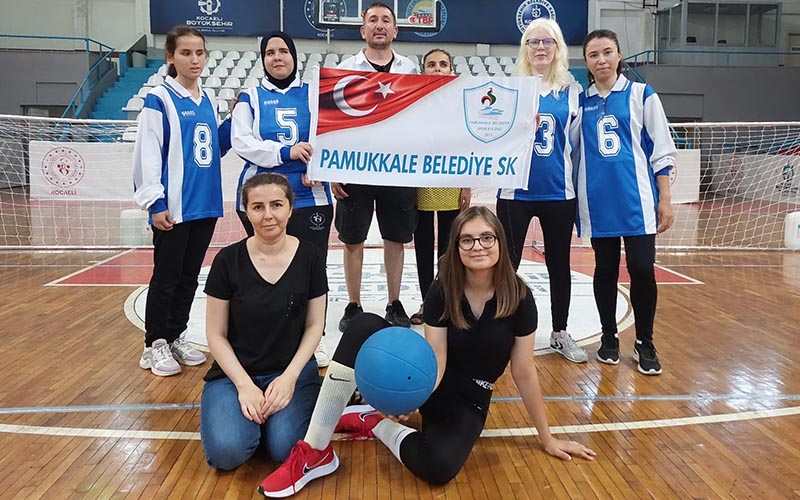 Pamukkale Belediyespor Goalball Takımı 2. lige yükseldi