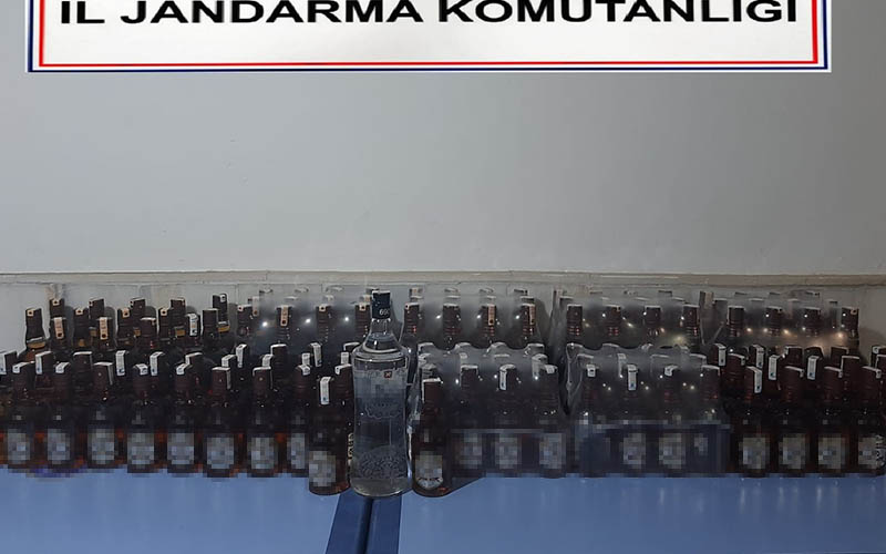 Sahte içki ele geçirildi