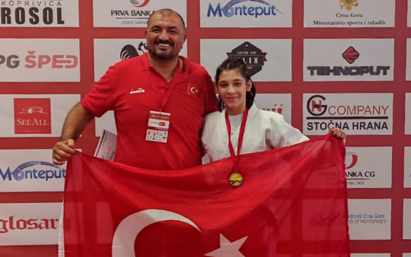 Denizlili judoka Reyhan Oğuz’dan Balkan şampiyonluğu