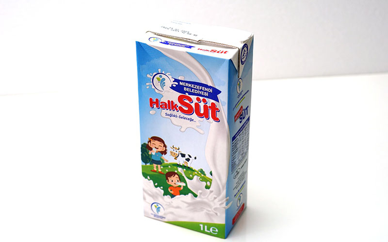 Halk süt ile süt üreticisine 3,6 milyon liralık destek