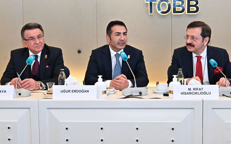 Erdoğan başkanlığındaki DTO heyeti, Ankara’da temaslarda bulundu