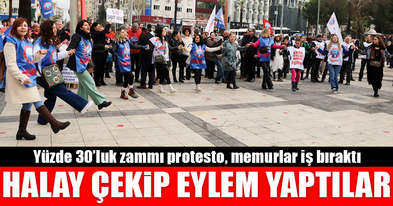 D20Haber - Denizli Haberleri – Memurlar iş bıraktı, yürüyüş yaptı