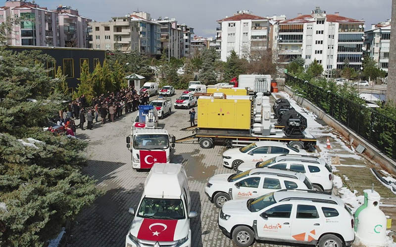Adm Elektrik deprem bölgesine ekip gönderdi