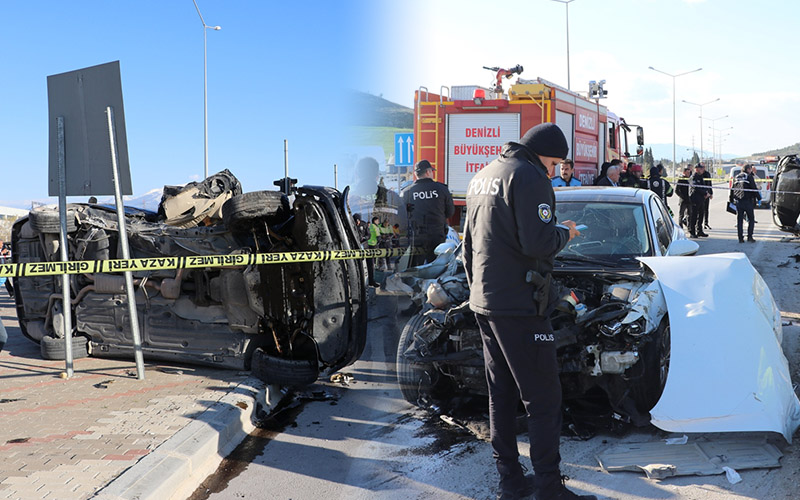 İki otomobil çarpıştığı kazada 1 kişi hayatını kaybetti