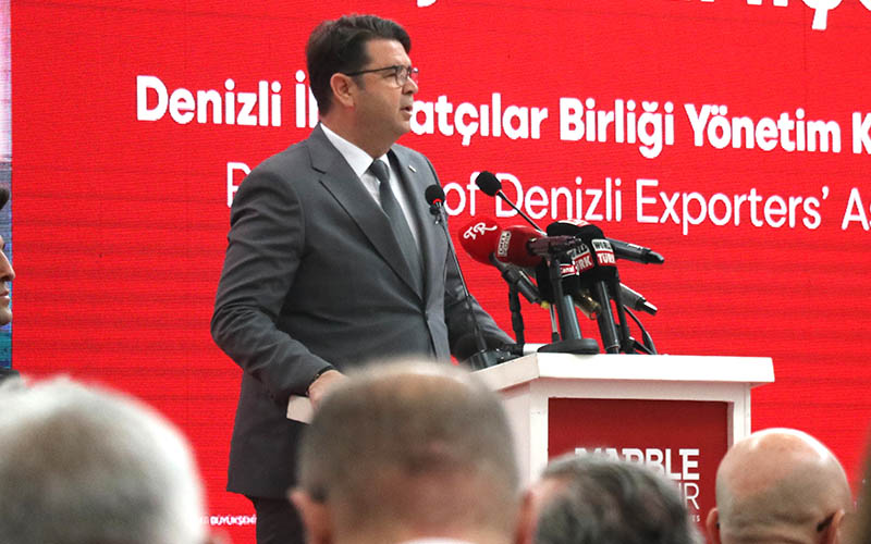 Memişoğlu: Denizli, işlenmiş doğal taş ihracatında İstanbul ile birlikte lider