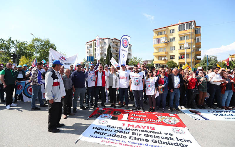 1 Mayıs Emek ve Dayanışma Günü kutlandı