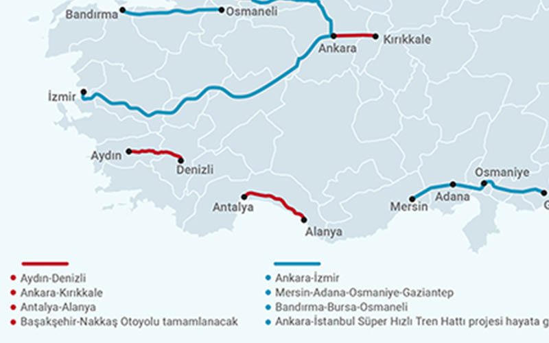 Aydın-Denizli arasında hızlı tren hattı yapılacak