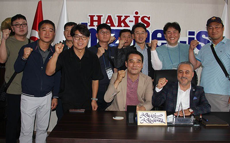 Güney Koreli bir grup işçi Denizli’ye geldi