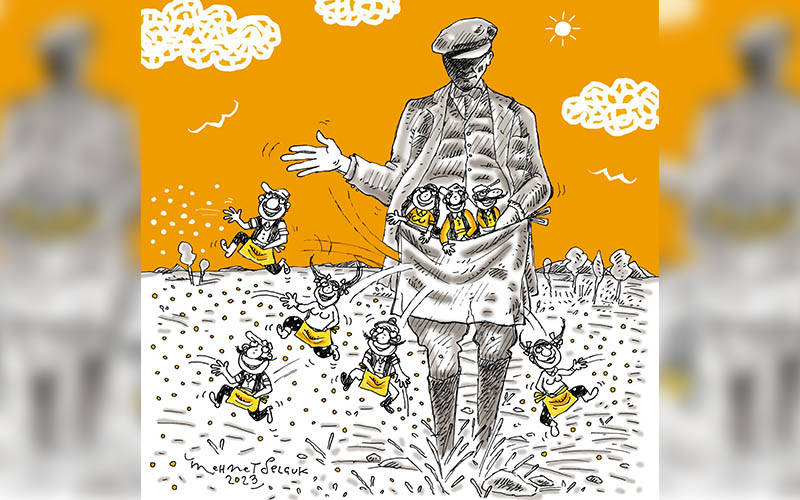 Karikatürist Mehmet Selçuk’a ikincilik ödülü