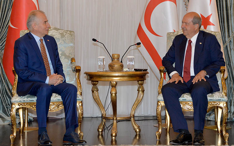 Zolan, Kıbrıs ziyaretinde Cumhurbaşkanı Tatar ile görüştü