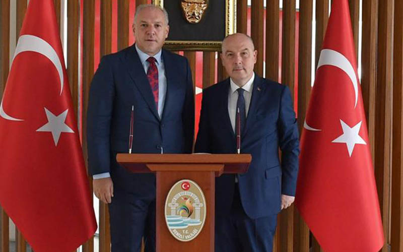 Kosova Kalkınma Bakanı, Denizli Valiliğini ziyaret etti