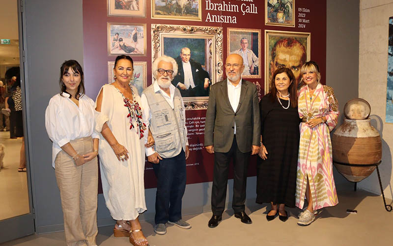 Ressam İbrahim Çallı anısına Cumhuriyet temalı resim sergisi açıldı