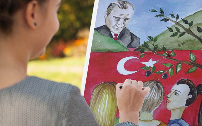 Merkezefendi Belediyesinden bisiklet ödüllü resim yarışması