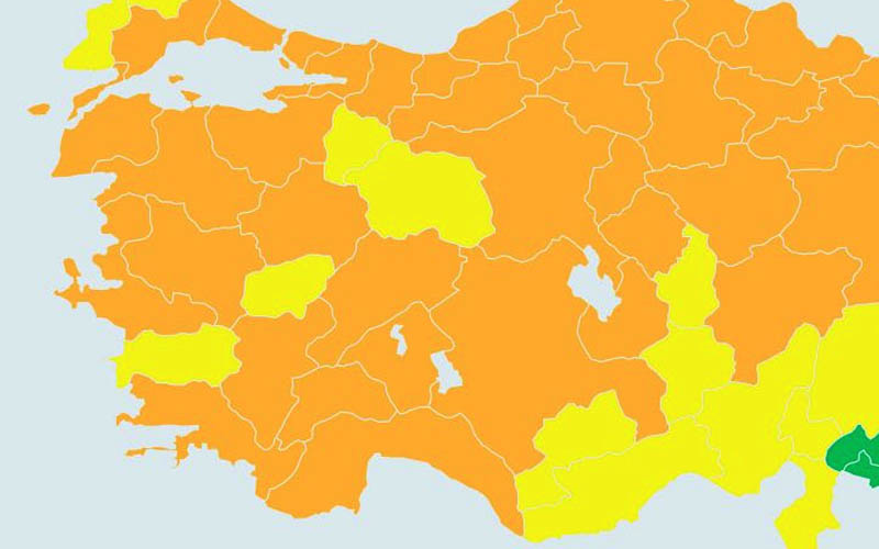 Kuvvetli yağış ve rüzgar uyarısı yapıldı