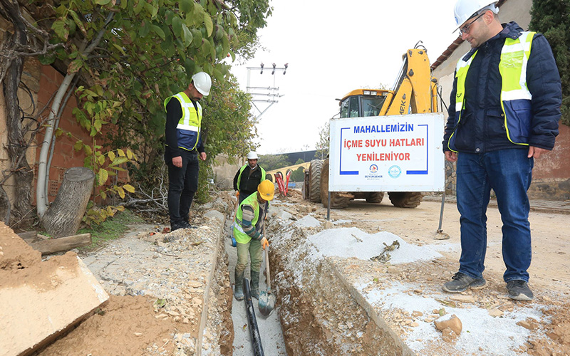 Büyükşehir DESKİ’den Kutlubey Mahallesi’nde altyapı çalışması