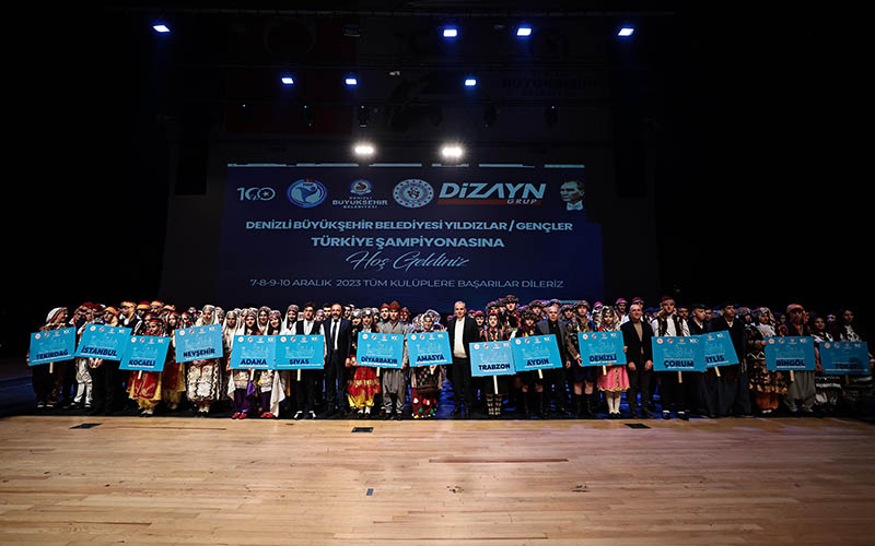 Halk Oyunları Türkiye Şampiyonası sona erdi, takımlar ödüllerini aldı