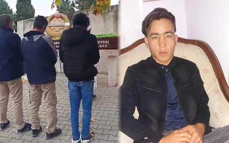 Öldürülen Afgan uyruklu kimsesizler mezarlığına gömüldü