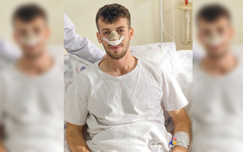 Burnu kırılan Denizlisporlu futbolcu Emirhan Kaşçıoğlu ameliyat oldu