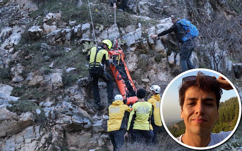 Ölü bulunan kayıp kişinin cenazesi indirildi