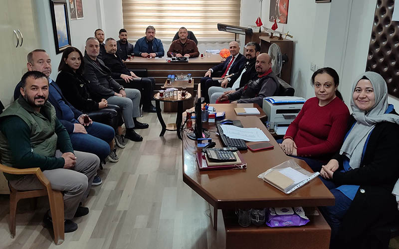 Sarayköy Belediye Başkanı Ahmet Necati Özbaş’tan oda yönetimlerine ziyaret