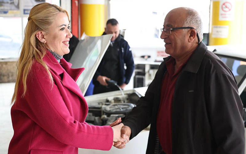 Merkezefendi Belediye Başkanı Şeniz Doğan’dan sanayi sitesinde esnaf ziyaretleri