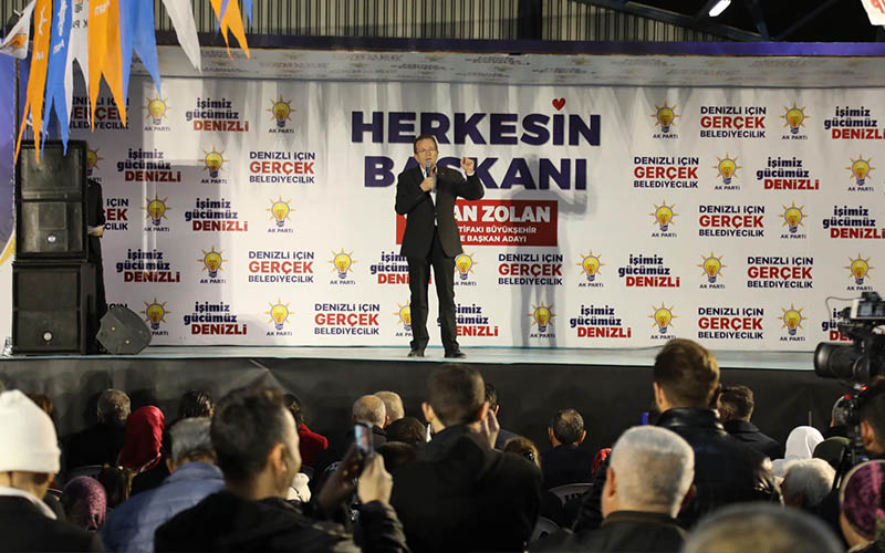 AK Parti Pamukkale Belediye Başkan Adayı Halil Pekdemir destek istedi