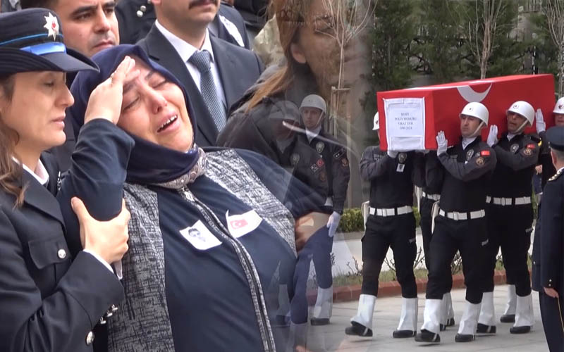 Şehit polis için Şırnak’ta tören düzenlendi
