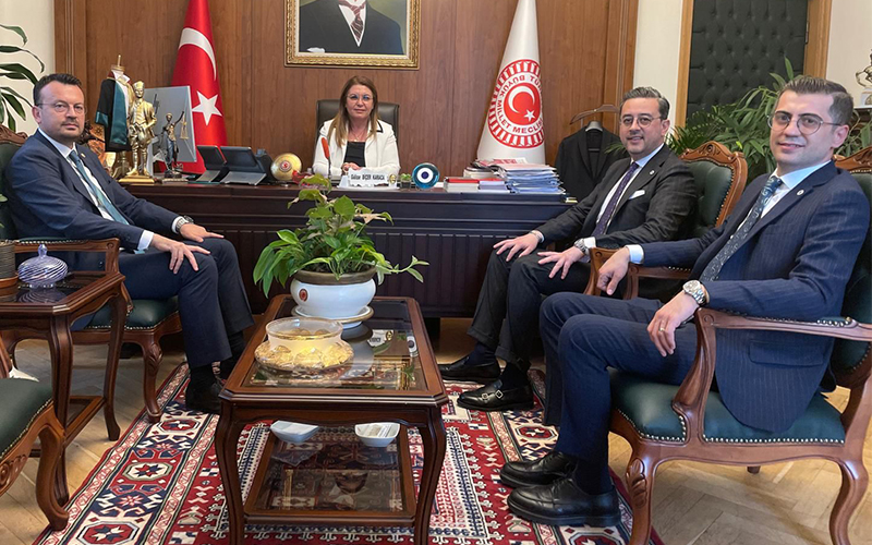 DSO Başkanı Selim Kasapoğlu, milletvekillerini ziyaret etti