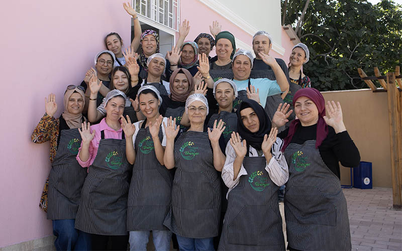 Kadınlar kooperatif kurup üretici oldu