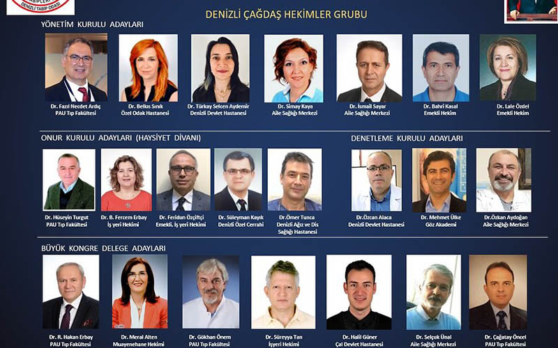 Prof Dr Ardıç, Denizli Tabip Odası Başkanlığına yeniden aday
