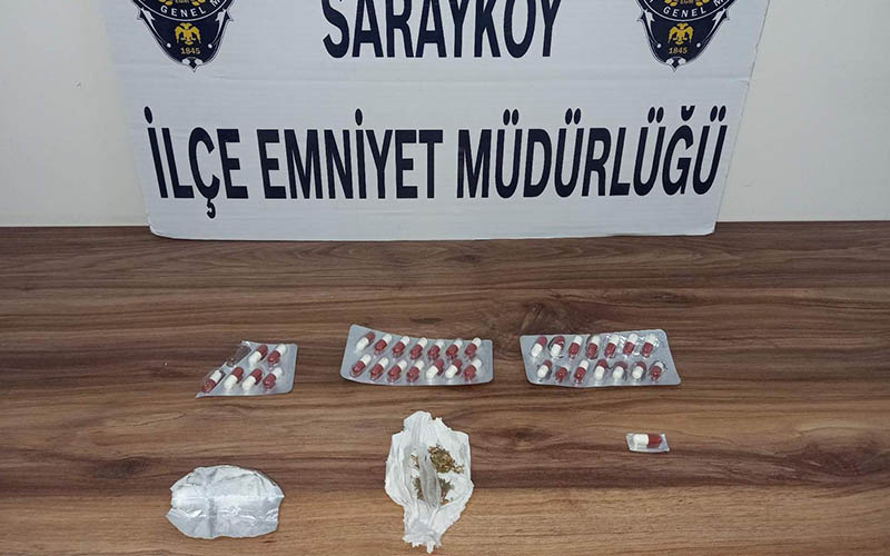 Uyuşturucu madde ve haplar ele geçirildi