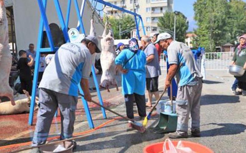 Pamukkale ilçesinde kurban kesim yerleri belirlendi