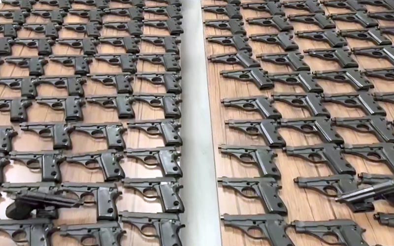 Polis ve jandarmanın operasyonlarında 1.877 silah ele geçirildi