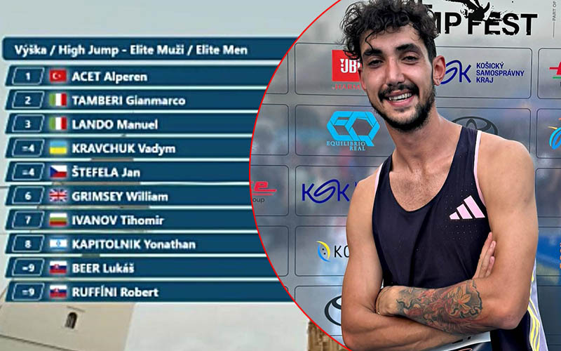 Denizlili Alperen, olimpiyat ve Avrupa şampiyonunu geçip birinci oldu
