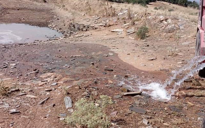 Doğadaki hayvanlar için su takviyesi yapıldı