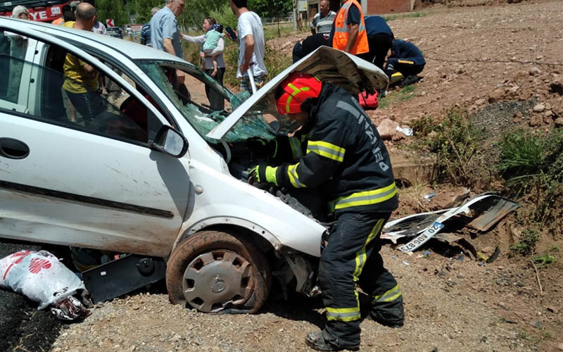 Trafik kazası: 4 kişi yaralandı