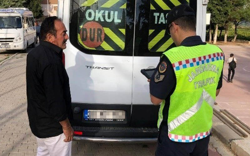 Okul servislerine jandarma denetimi